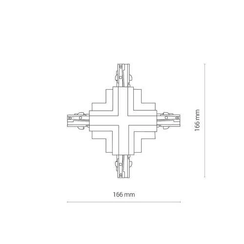 Коннектор X-образный Nowodvorski Ctls Power 8680 - Amppa.ru