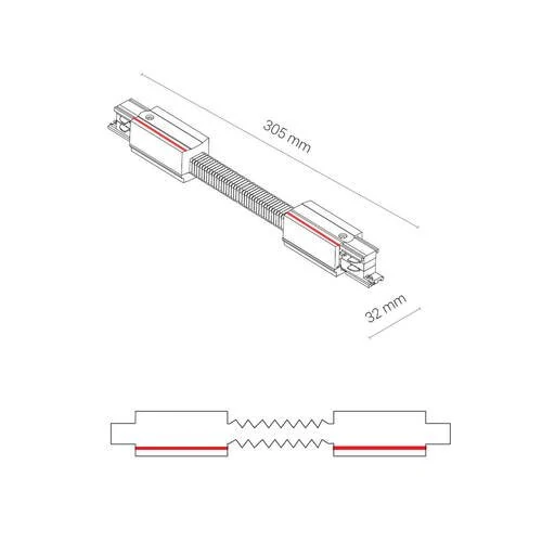 Коннектор прямой гибкий Nowodvorski Ctls Power 8700 - Amppa.ru