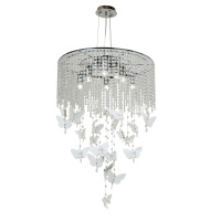 Каскадная люстра Fairies, 6xE27, Хром + Прозрачный (Favourite, 1165-6PC)