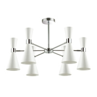 Люстра На Штанге Quinn Moderni, 6xE14, Хром (Lumion, 3661/6c)