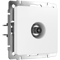 W1183061/ Электроустановочные изделия - ТВ-розетка оконечная (белый матовый)