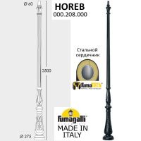Столб, h-3.5м, HOREB 3500 с люком, чёрный 000.208.000.АО