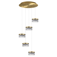 Люстра Каскадная Fivre L-vision, Led, Античная Бронза; Латунь (Odeon Light, 5032/30l)